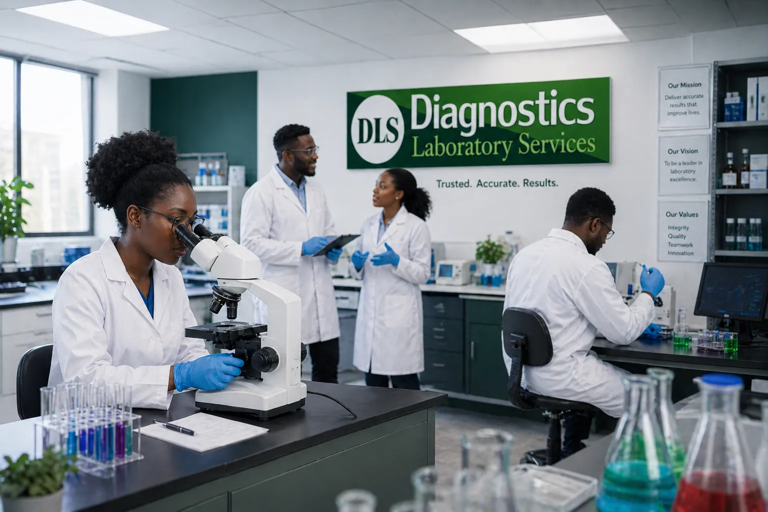 DLS laboratory professional